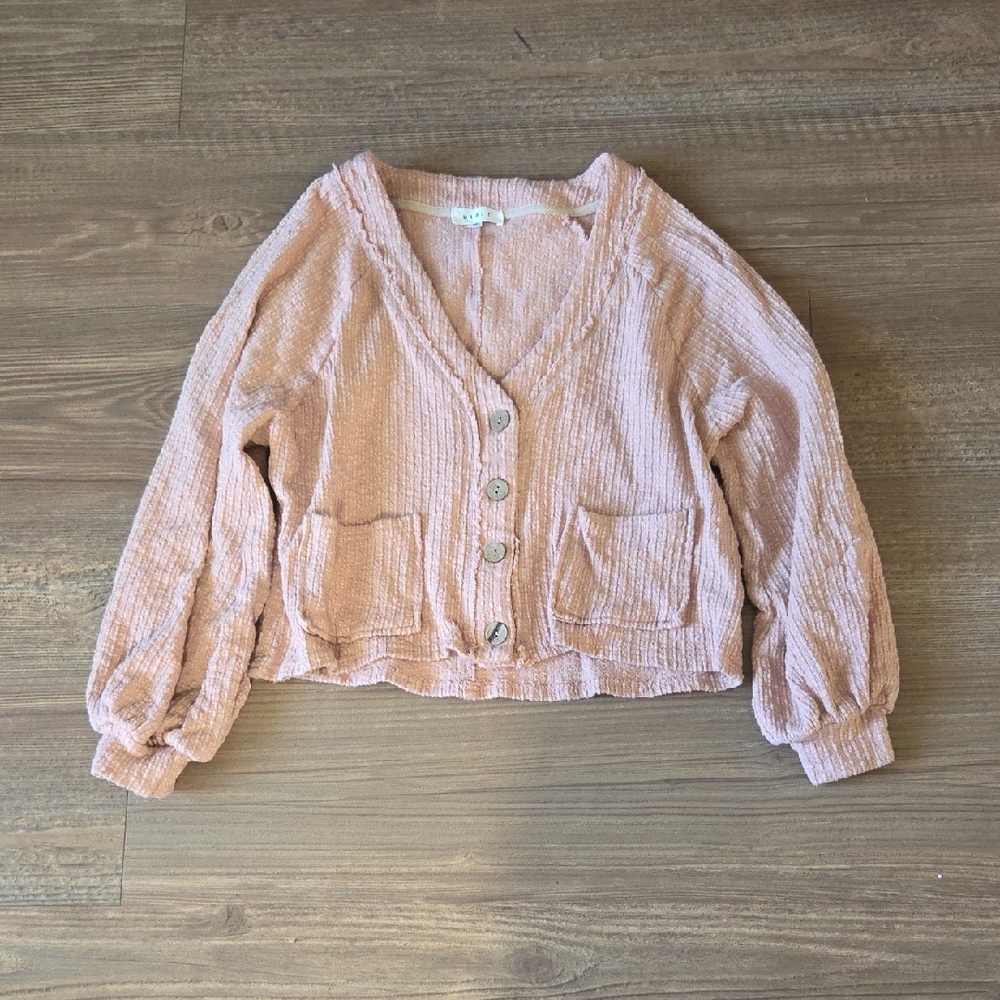 MABLE Soft Pink Textured Fabric